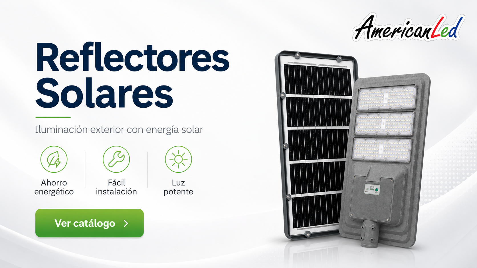 Reflectores Solares — AmericanLed